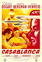 CASABLANCA. Francia. Cartel: 80 x 120 cms. Arte: Pierre Pigeot. Imprenta: Imp. Menon, París. CASABLANCA. Casablanca. 1942. Estados Unidos. Dirección: Michael Curtiz. Reparto: Humphrey Bogart, Ingrid Bergman, Paul Henreid, Claude Rains, Conrad Veidt, Sydney Greenstreet, Peter Lorre, S.Z. Sakall, Madeleine LeBeau, Dooley Wilson.