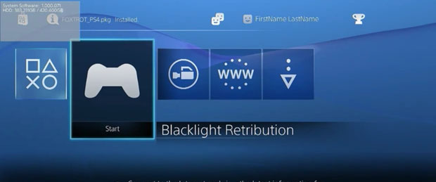 PlayStation 4 User Interface Video