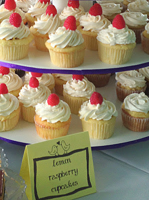 Lemon Raspberry Cupcakes