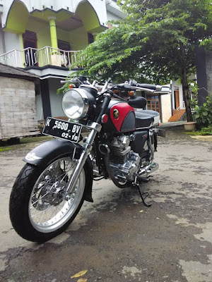 Modifikasi CB Bagong Basic Megapro Twin Keren