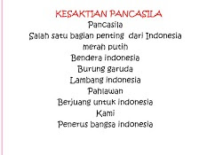 "Contoh puisi pendek kesaktian pancasila"