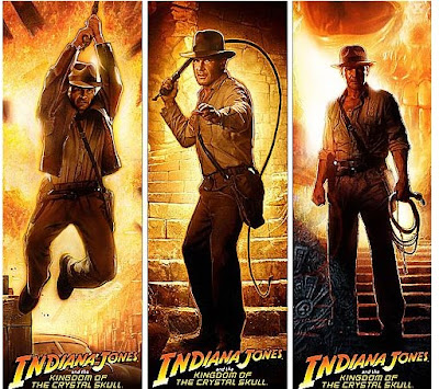 Indiana Jones e o Reino da Caveira de Cristal : Cenas dos Bastidores e 3  Banners