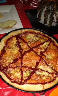 Homemade Halloween Pizza