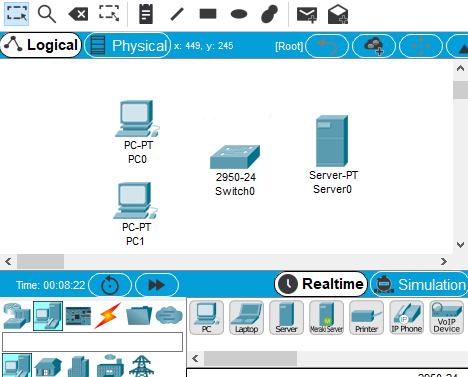 Membuat Jaringan Ad Hoc Pada Cisco Packet Tracer - 1