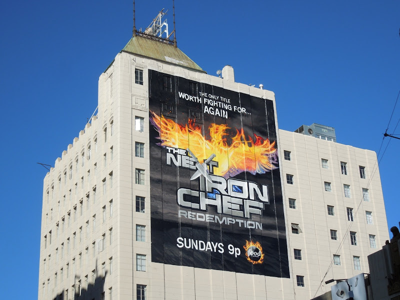 Next Iron Chef Redemption giant billboard