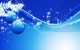 Blue Christmas Magic 3D