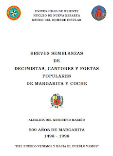 Erasmo González Brito - Breves Semblanzas de Decimistas, Cantores y Poetas Populares de Margarita y Coche (1998)