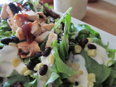 BBQ Ranch Chicken Salad with Non-Buttermilk Ranch Dressing