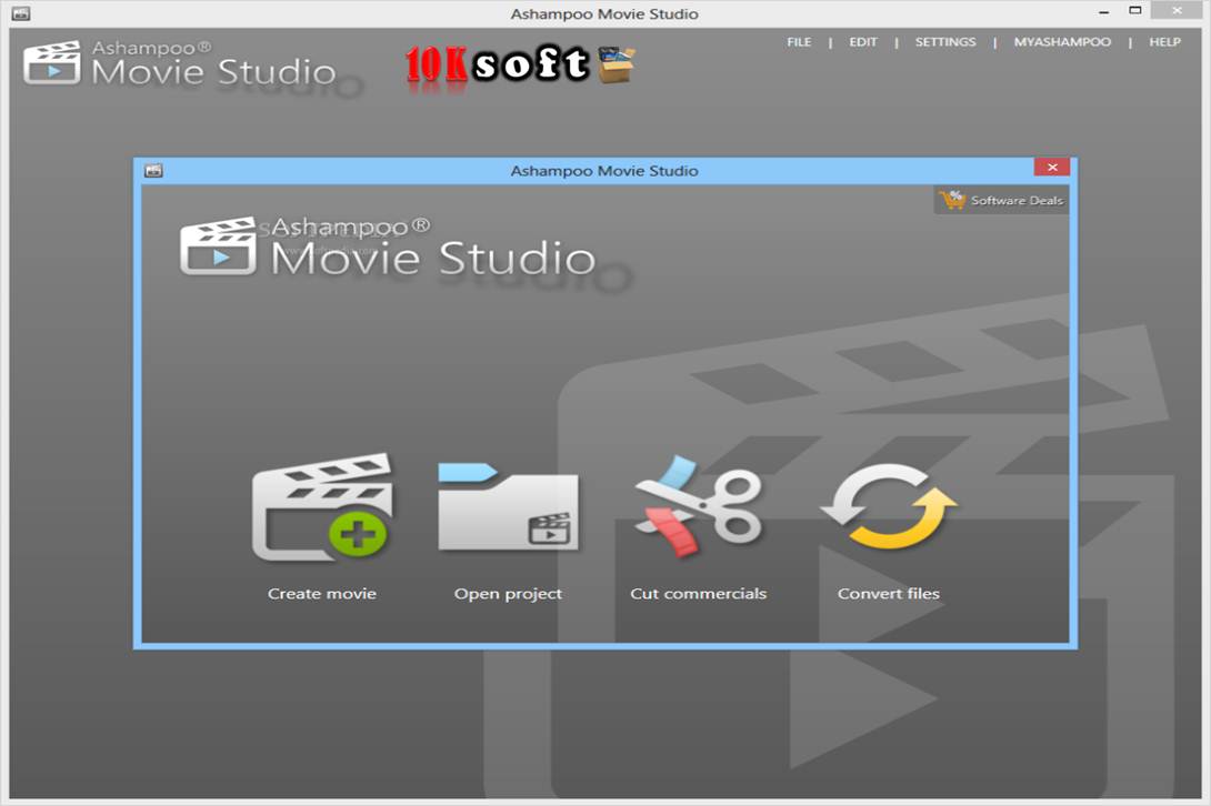 Ashampoo Movie Studio Interface