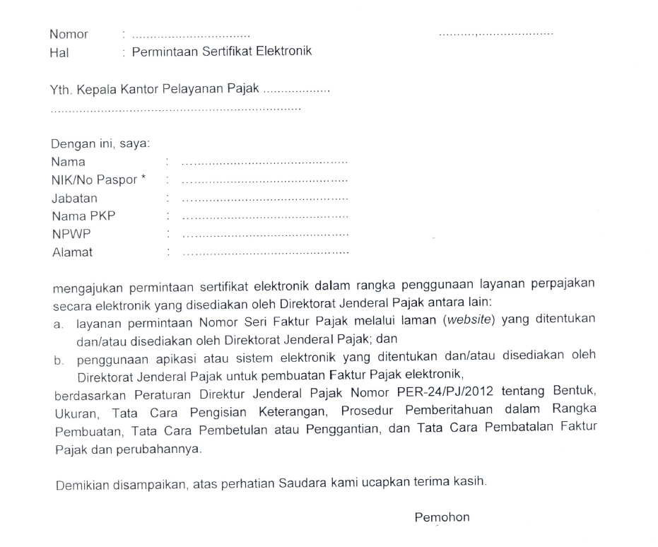 PENGUMUMAN: Syarat Dan Ketentuan Pemberian Sertifikat 