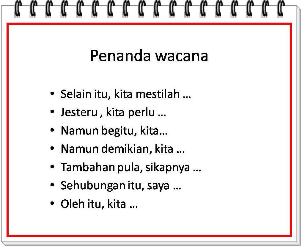 Bicara Bahasa Melayu: Penulisan - Bahagian C