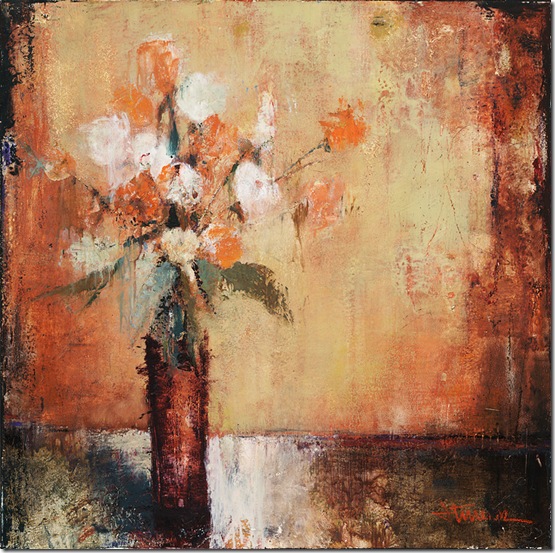 red vase
