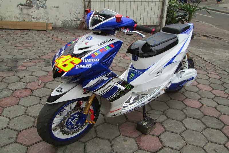  MOTOR  SPORT Gambar Modifikasi  Yamaha  Mio  Soul  Racig Look 