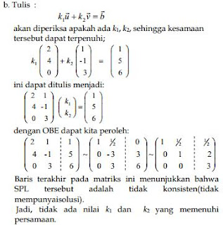 jawaban kombinasi linier no 1b