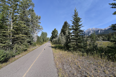 Trans Canada Trail Canmore to Banff Alberta.