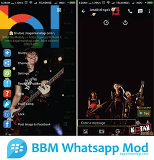 Download Kumpulan BBM MOD Apk Terbaru V3.0.1.25 Android Lengkap Kpop Anime Transparan September 2016 Gratis