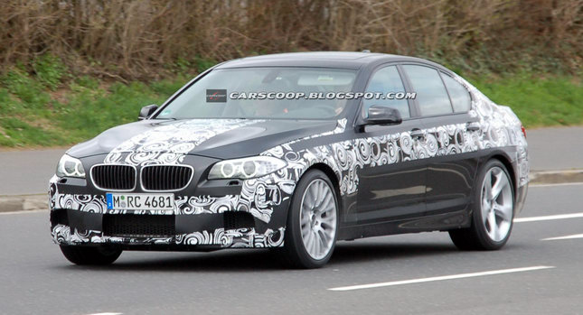 bmw m5 2011. SPIED: 2011 BMW M5 Super