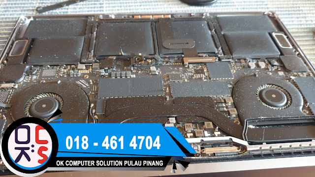 SOLVED : KEDAI MACBOOK SEBERANG JAYA | MACBOOK PRO 15 A1709 | FAN NOISY WHEN MAC OVERHEAT SOMETIMES AUTO OFF SUDDENLY PROBLEM | INTERNAL CLEANING & THERMAL PASTE REPLACEMENT