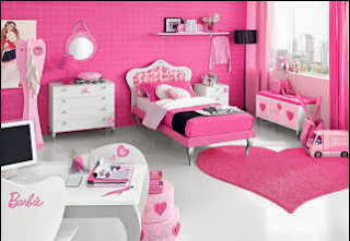 Desain Kamar Tidur dengan Tema Barbie