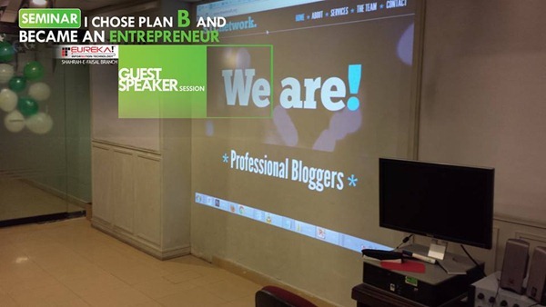 We are professional bloggers!