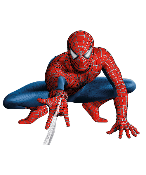 clipart renders hombre araña fondo transparente gratis