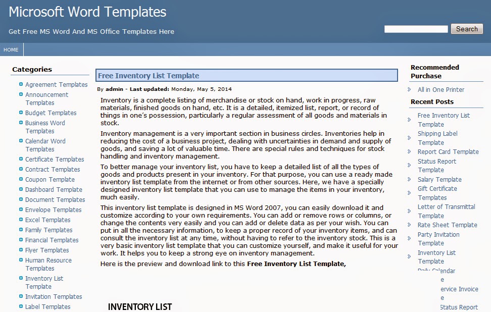  Microsoft Word Templates