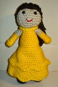 http://www.ravelry.com/patterns/library/bella-amigurumi---disney-princess
