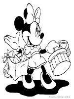 Minnie Mouse Pulang Berbelanja Dari Mal