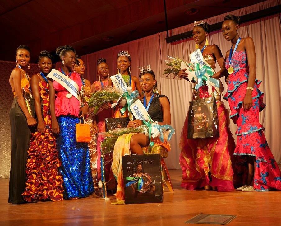 Miss Sierra Leone 2014 winner Margaret Murray