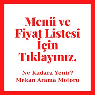 köfteci yusuf menü ve fiyatlar