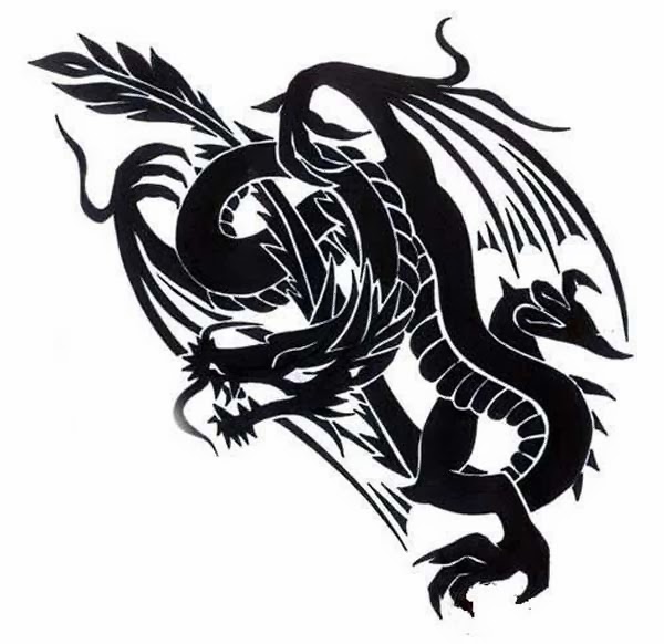 Chinese-dragon-tattoo-stencil-black