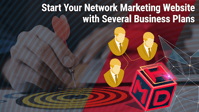 Create Network Marketing MLM Website with Business Commissions Plan