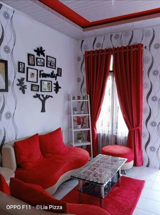 desain rumah minimalis nuansa merah