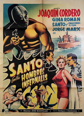 Santo vs. Infernal Men Poster