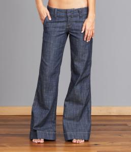 how womens wide leg jeans in inches