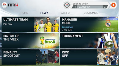  pada kesempatan malam ini aku akan membagikan sebuah Game FIFA yang telah update dengan  Fifa 14 Mod Fifa 18 Apk + Data OBB Terbaru Full Unlocked