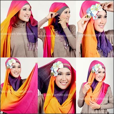 Kreasikan Hijabmu Dengan Tutorial Hijab With Headband Hijab Trendz Fashion