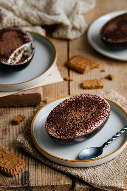 Œufs de Pâques tiramisu et spéculoos