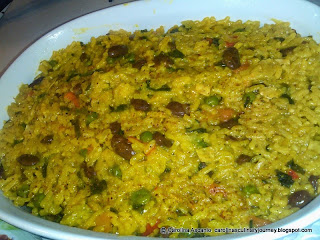 Rice with Red Beans - Arroz con Frijoles Rojos