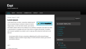 Expi free templates blogger