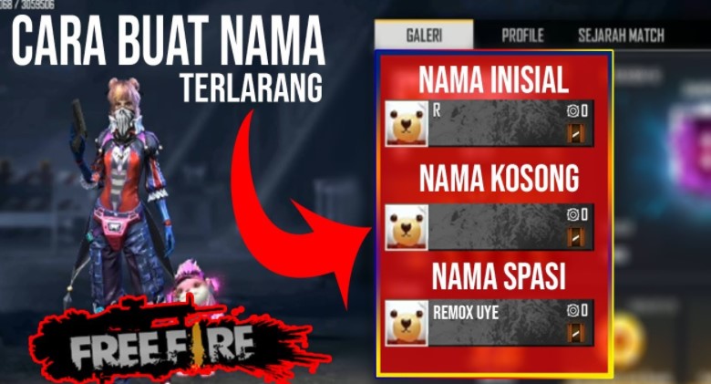 Nama FF Spasi Kosong