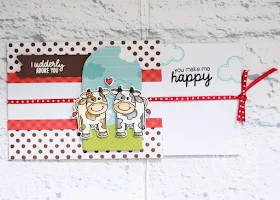 Sunny Studio Stamps: Miss Moo Barnyard Buddies Build-A-Tag Background Basics Fancy Frames Punny Card by Lexa Levana 