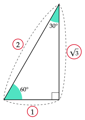 30°-60°-90°の直角三角形2