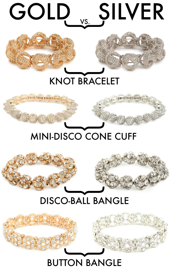 Platinum Vs White Gold Gold {knot bracelet} silver