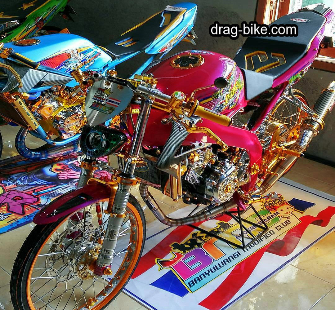 94 Modifikasi Motor Vixion Drag Terbaru Kinyis Motor