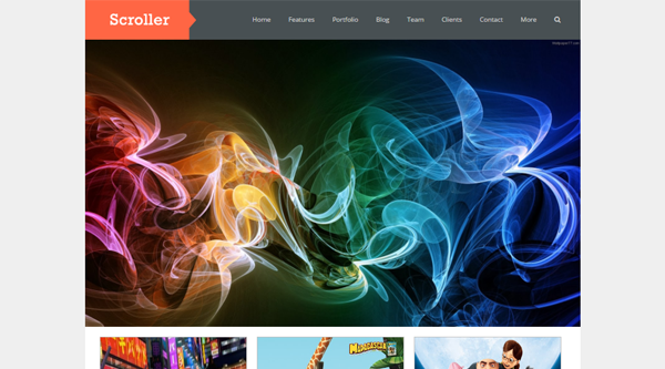 Scroller Blogger Template