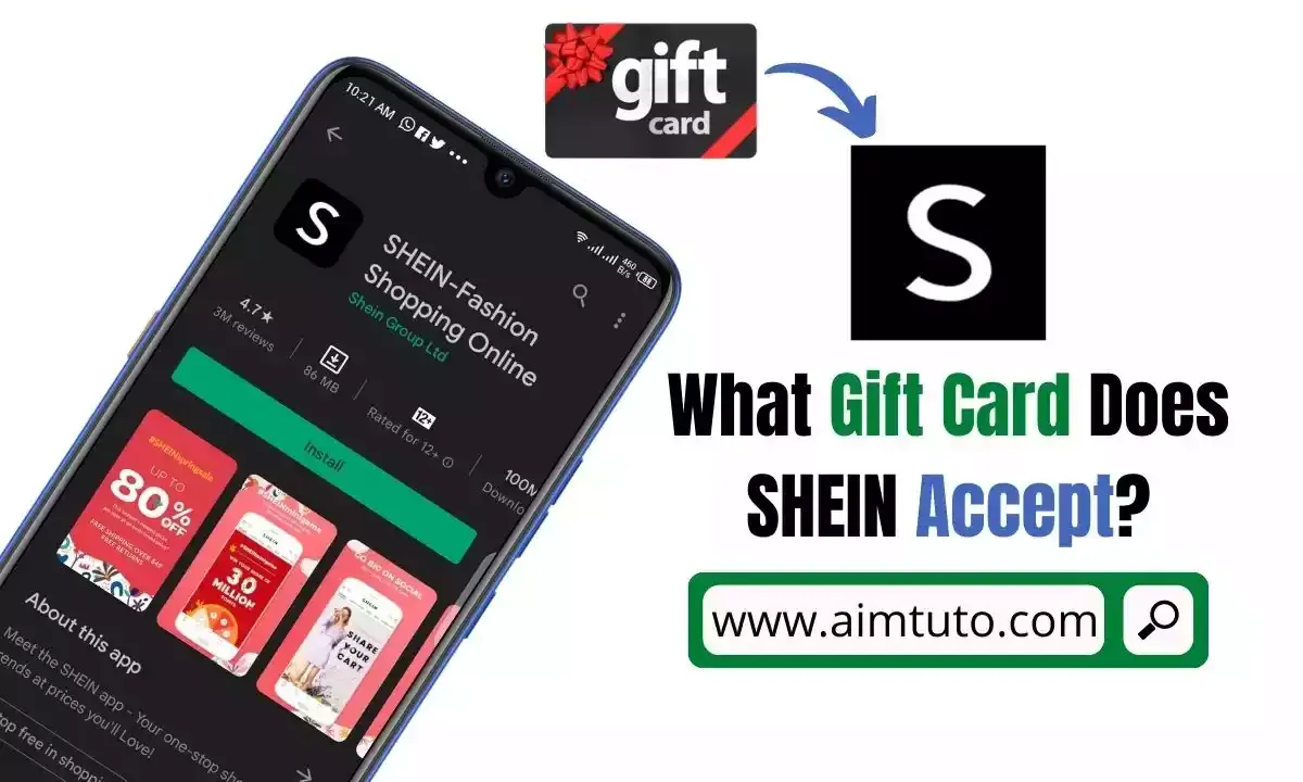 what gift card does shein accept