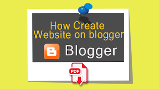 How Create Free Website On Blogger