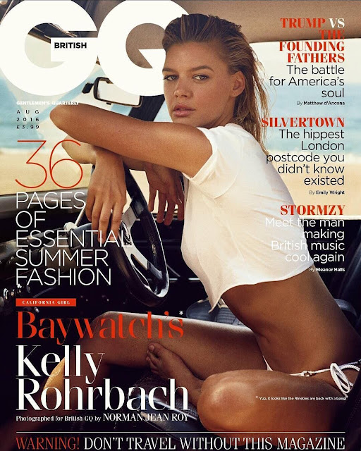 Actress, Model, @  Kelly Rohrbach Photoshoot for GQ UK August 2016