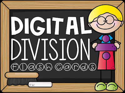 Digital Division Flash Cards